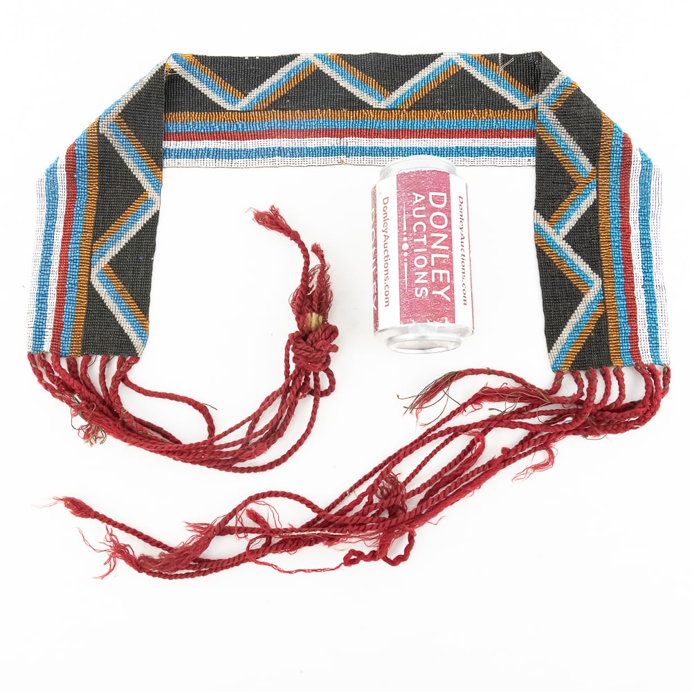 1890s Menomonee Beaded Sash - 2