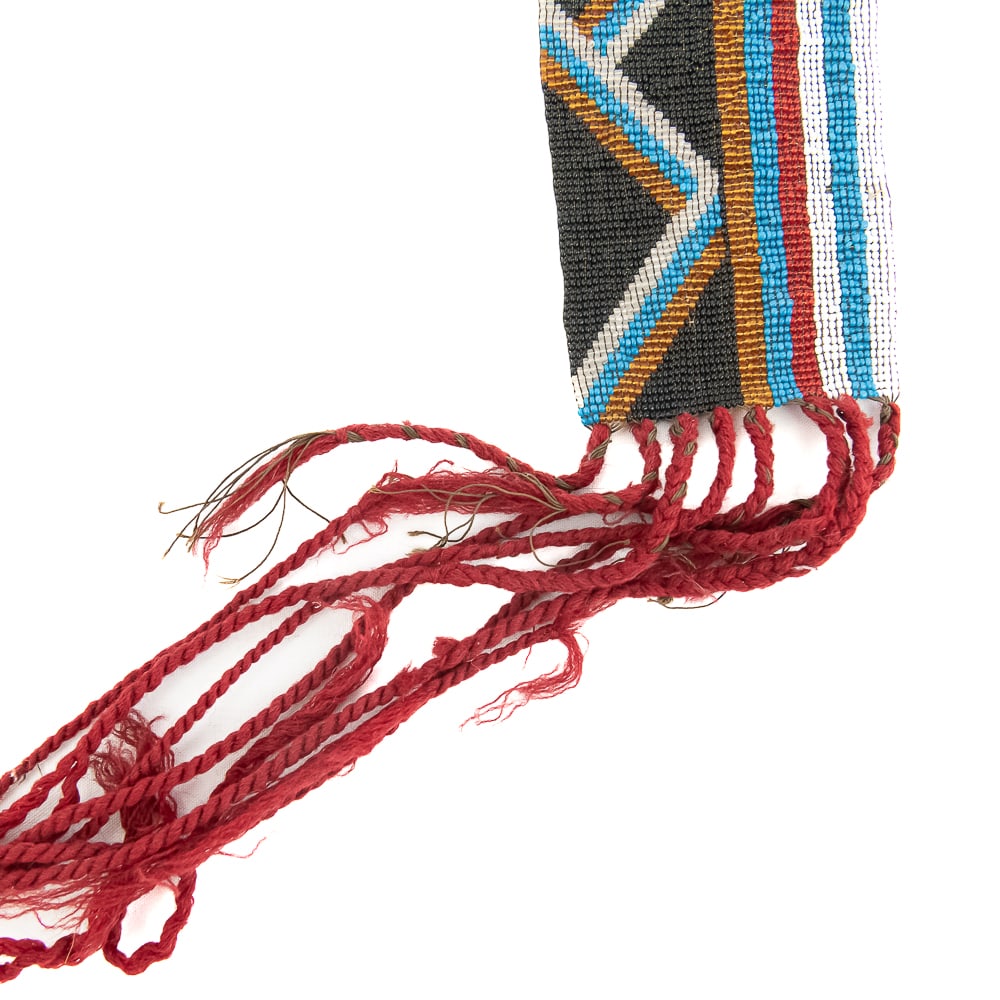 1890s Menomonee Beaded Sash - 4