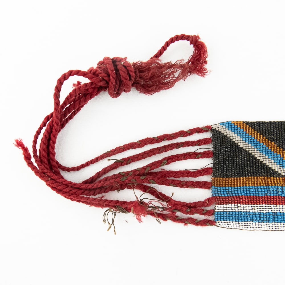 1890s Menomonee Beaded Sash - 5