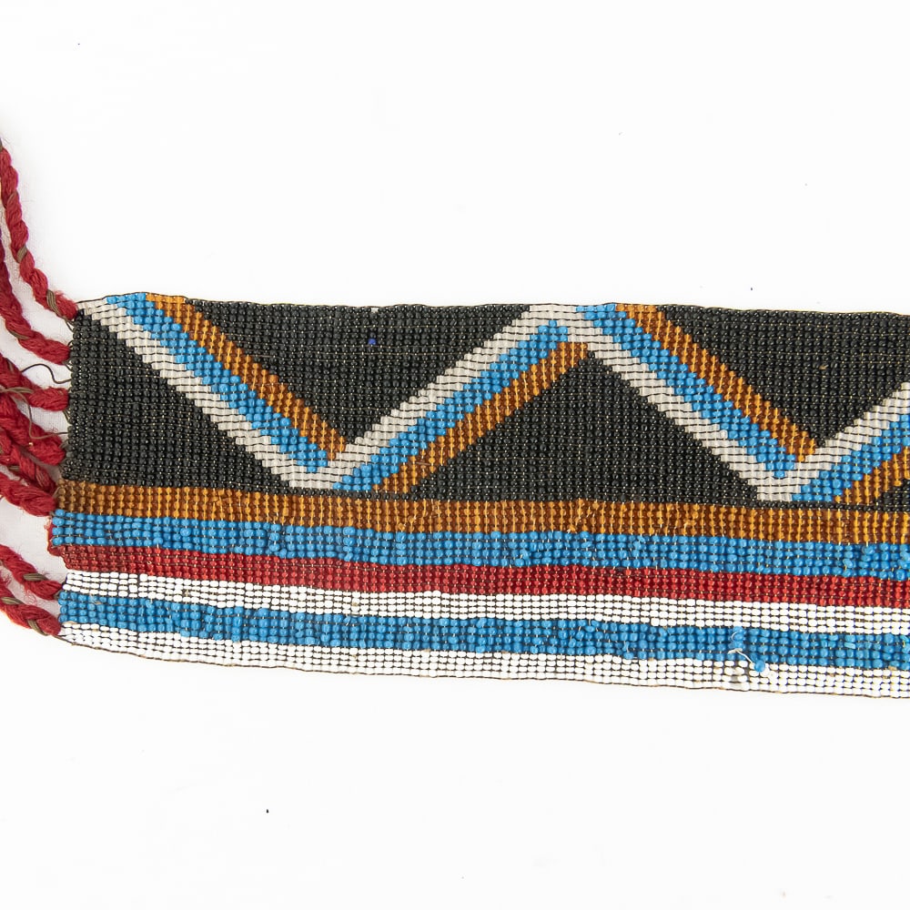 1890s Menomonee Beaded Sash - 6