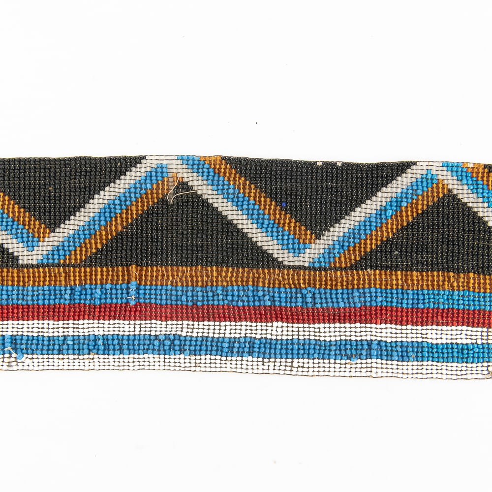 1890s Menomonee Beaded Sash - 7
