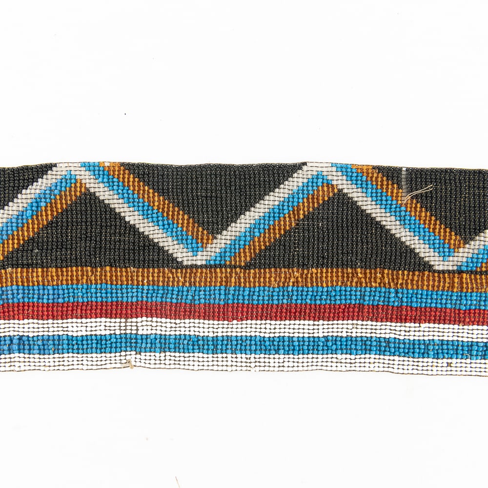 1890s Menomonee Beaded Sash - 8