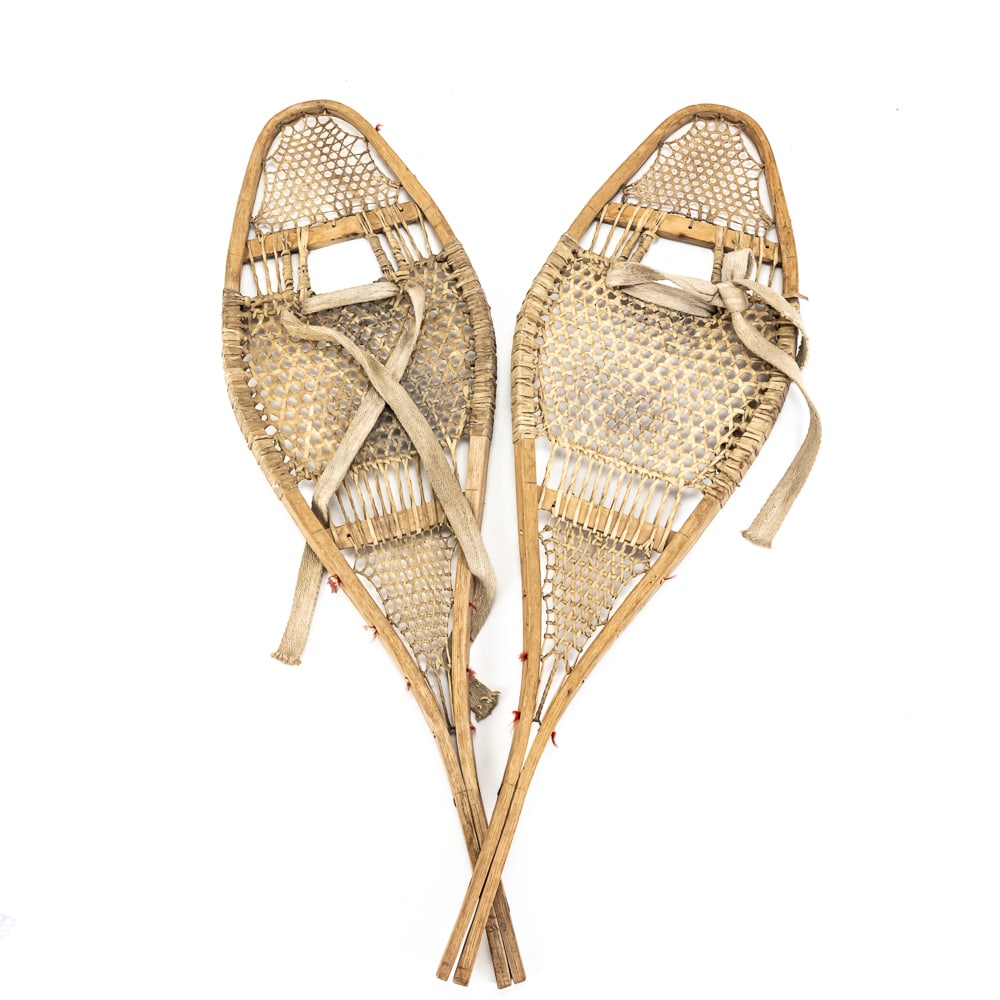 Vintage Wooden Huron Snowshoe Pair (1 of 10)