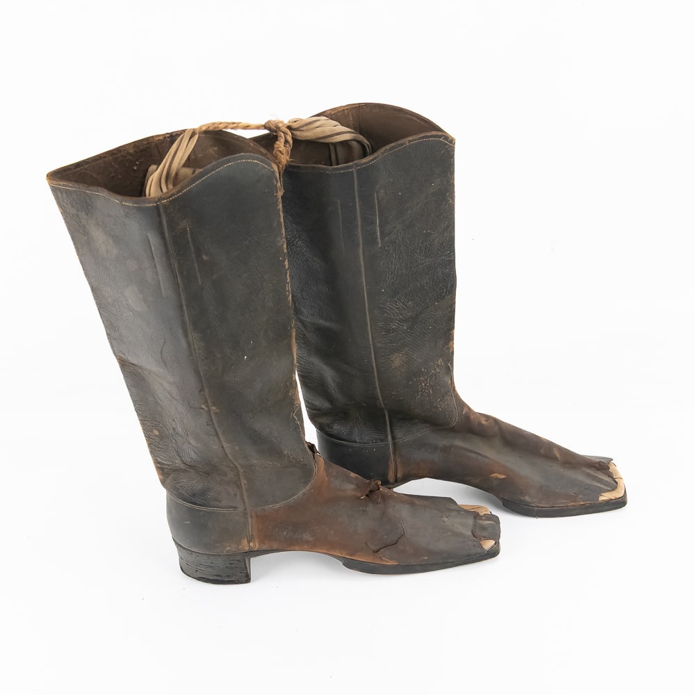 Antique Square-Toe Boots & Walker Jacks - 6