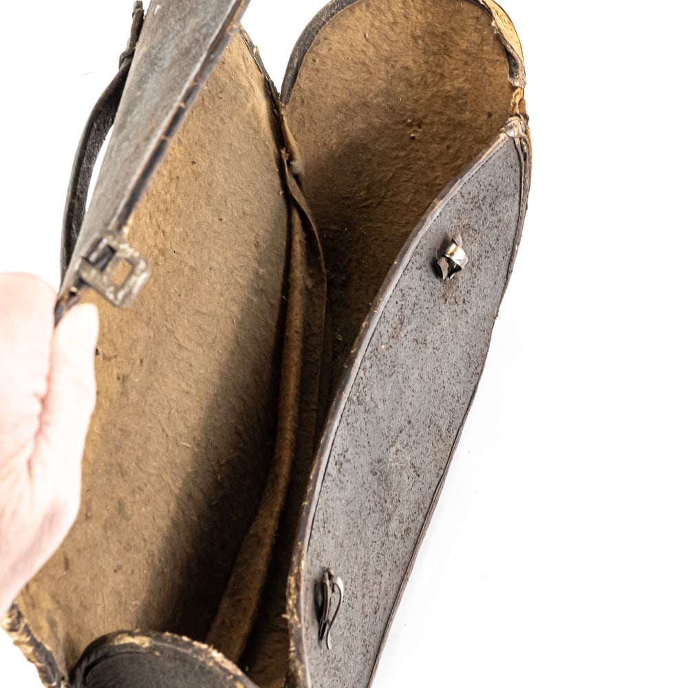 Antique Leather Saddlebag - 2