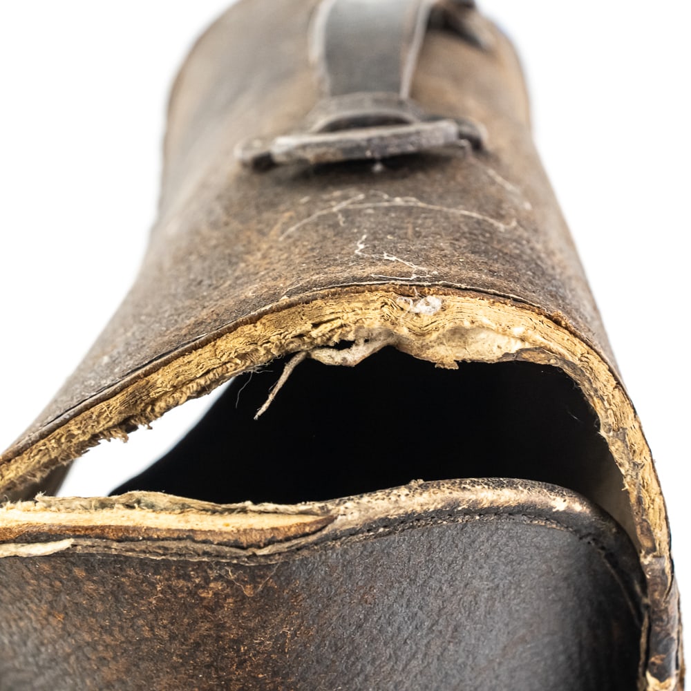 Antique Leather Saddlebag - 5