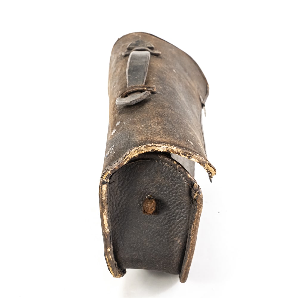 Antique Leather Saddlebag - 6