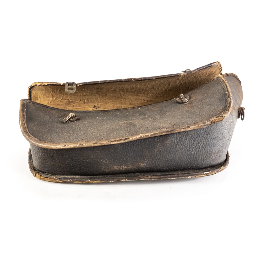 Antique Leather Saddlebag - 7