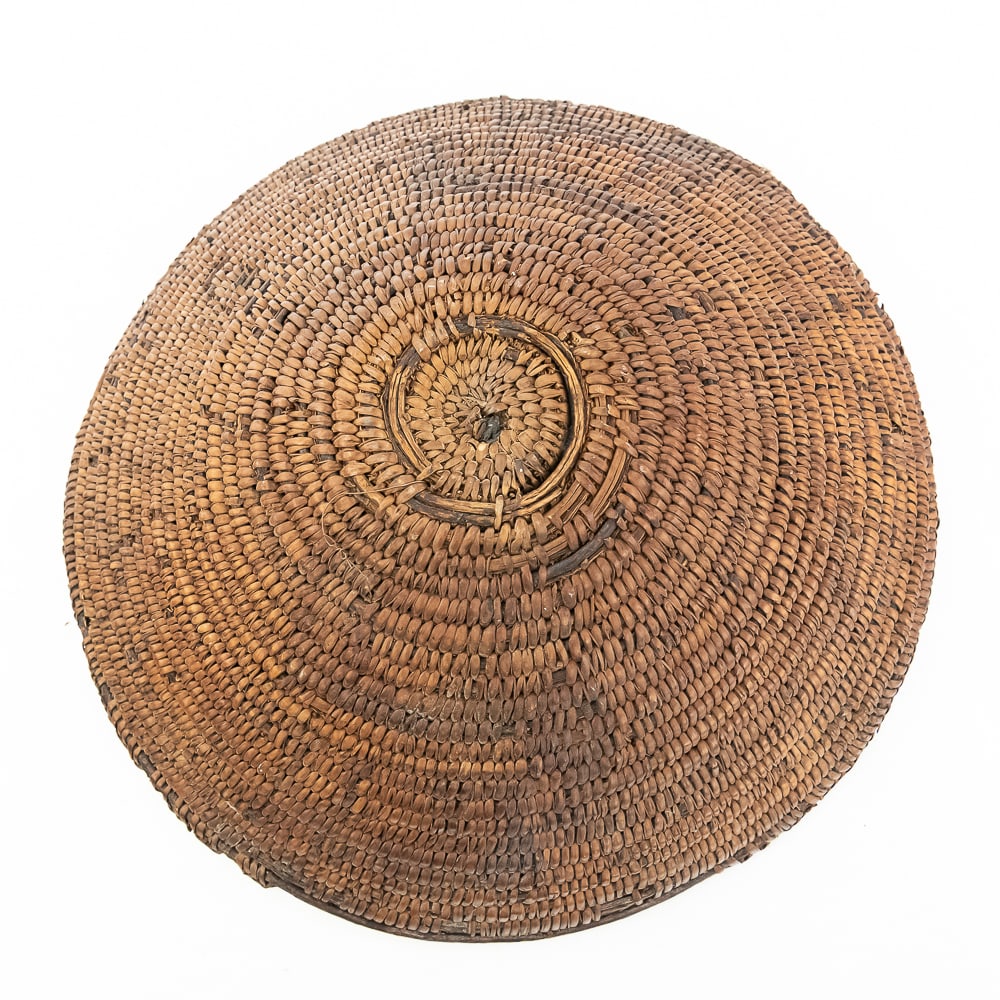1890s Apache Basket w/Horses - 13