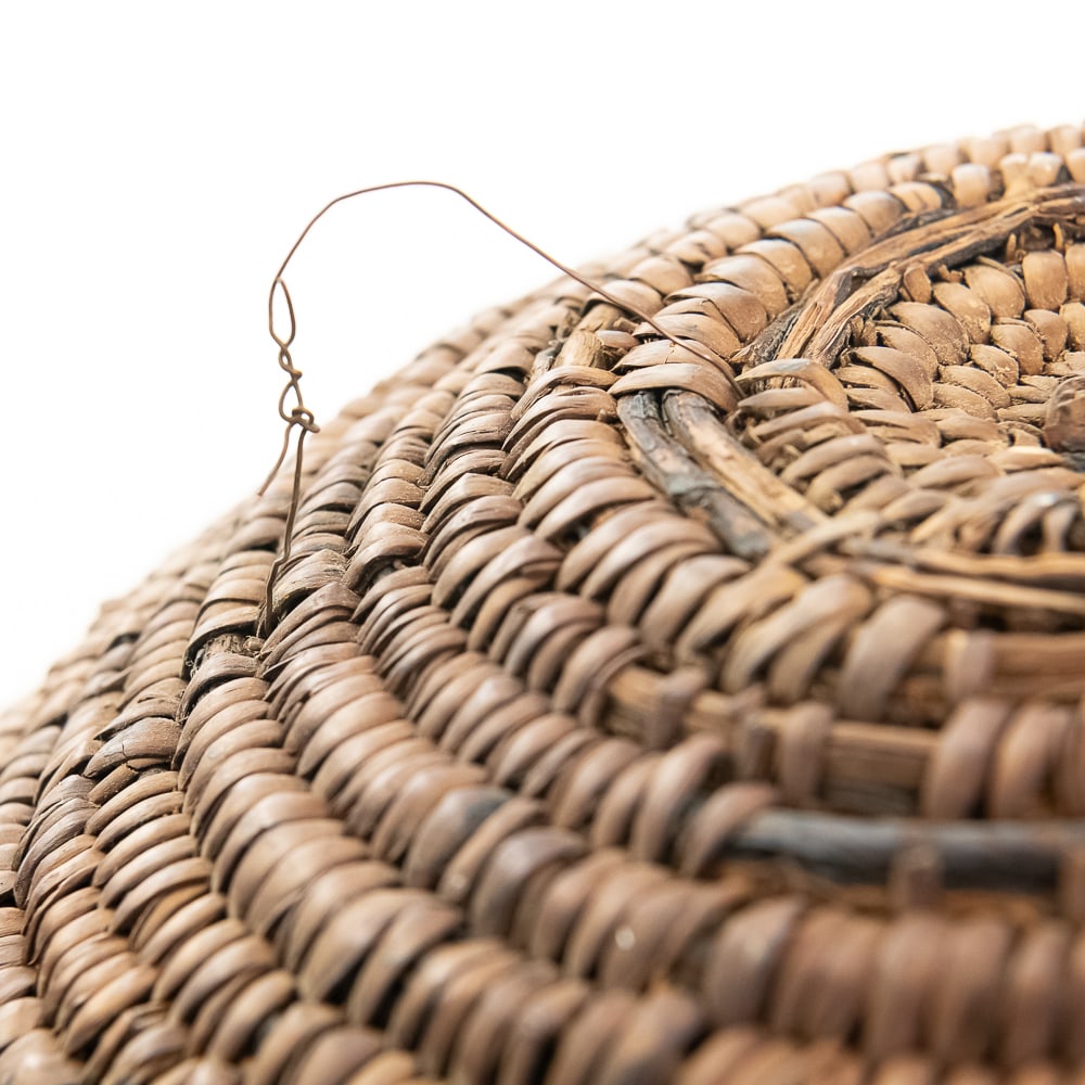 1890s Apache Basket w/Horses - 15