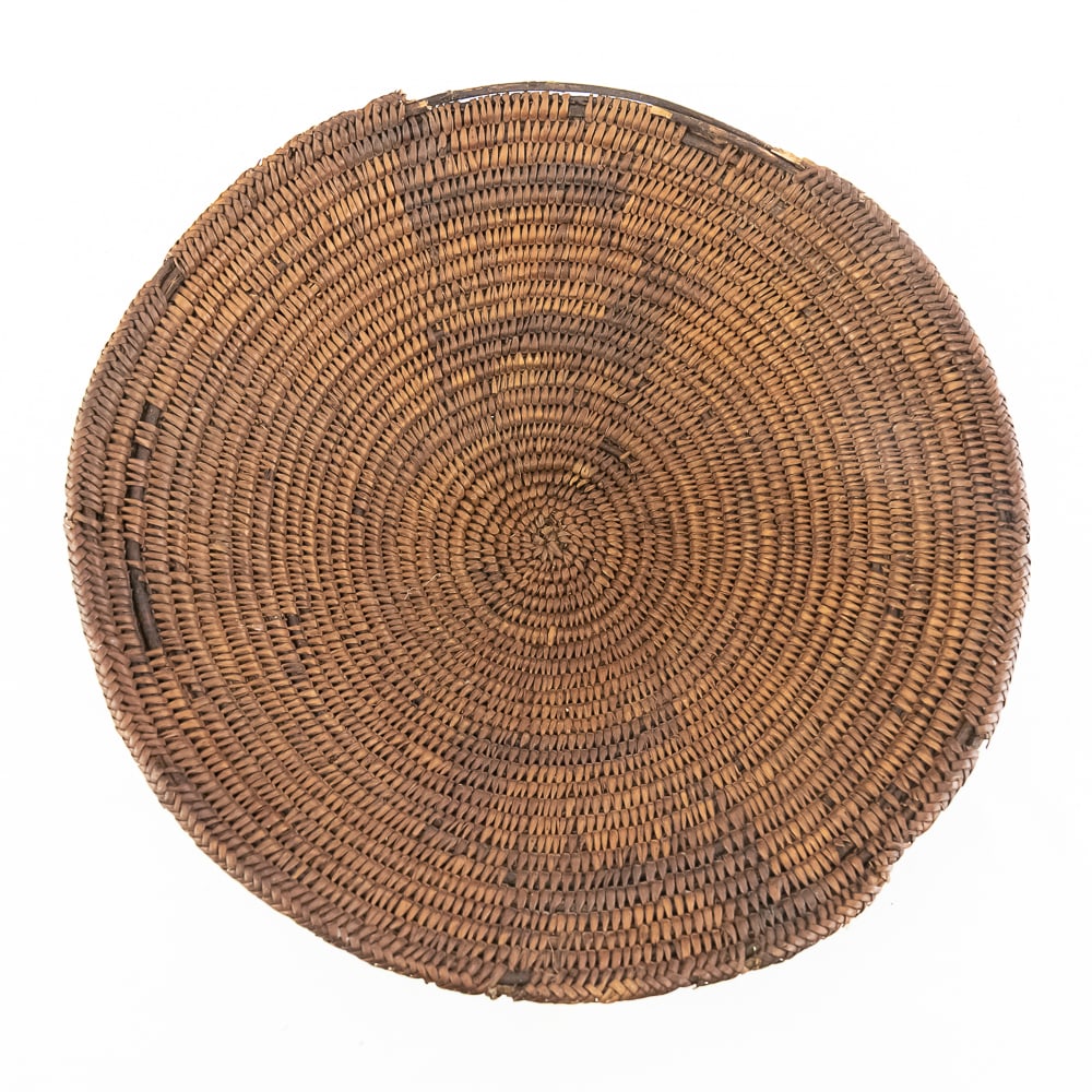 1890s Apache Basket w/Horses - 7