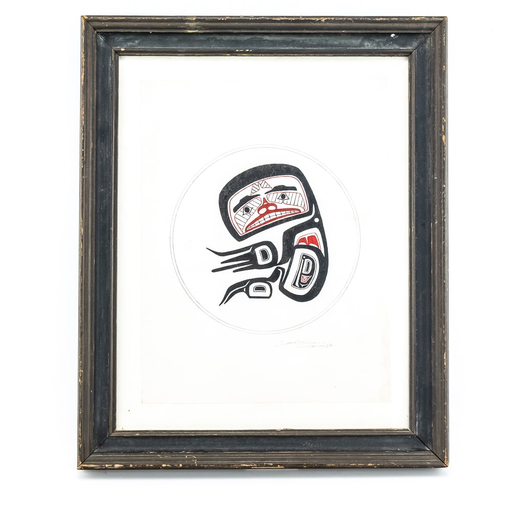 Haida Drawing “Mischievous Man” 1984 (1 of 6)