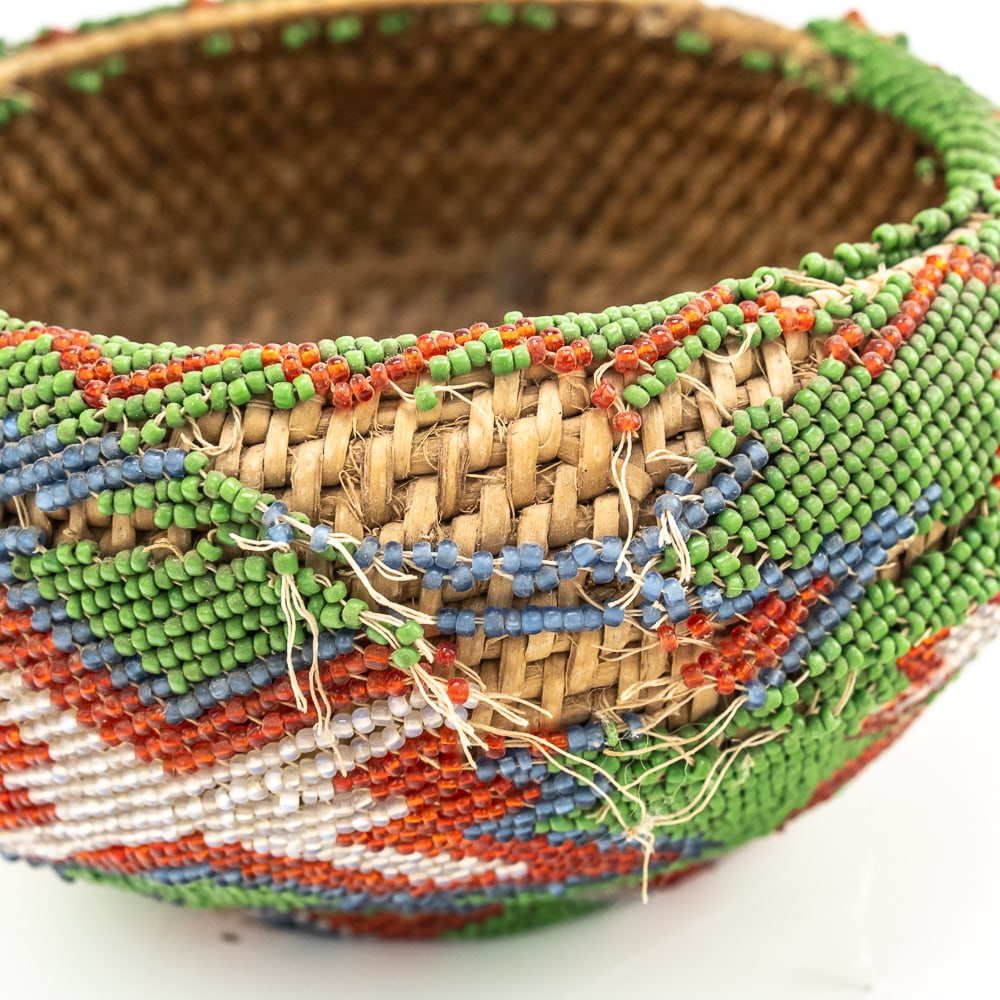 1920s Paiute Beaded Basket - 3