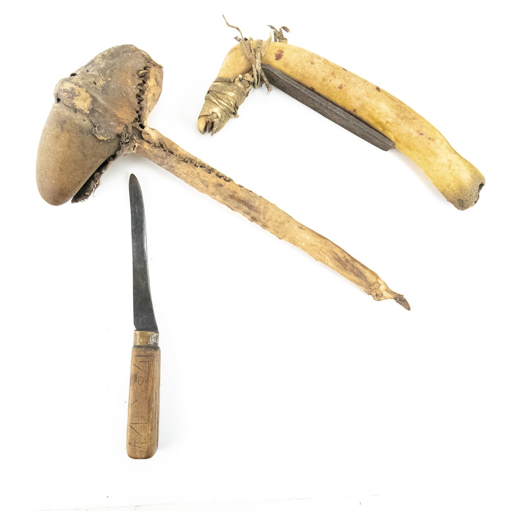 Native American Style Stone & Bone Tools (3) (1 of 13)