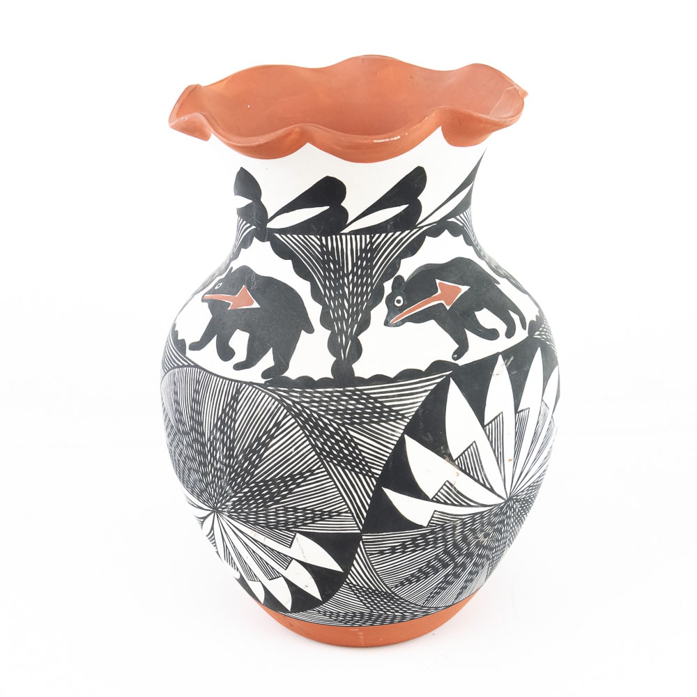 Three Contemporary Native American Pottery - 10