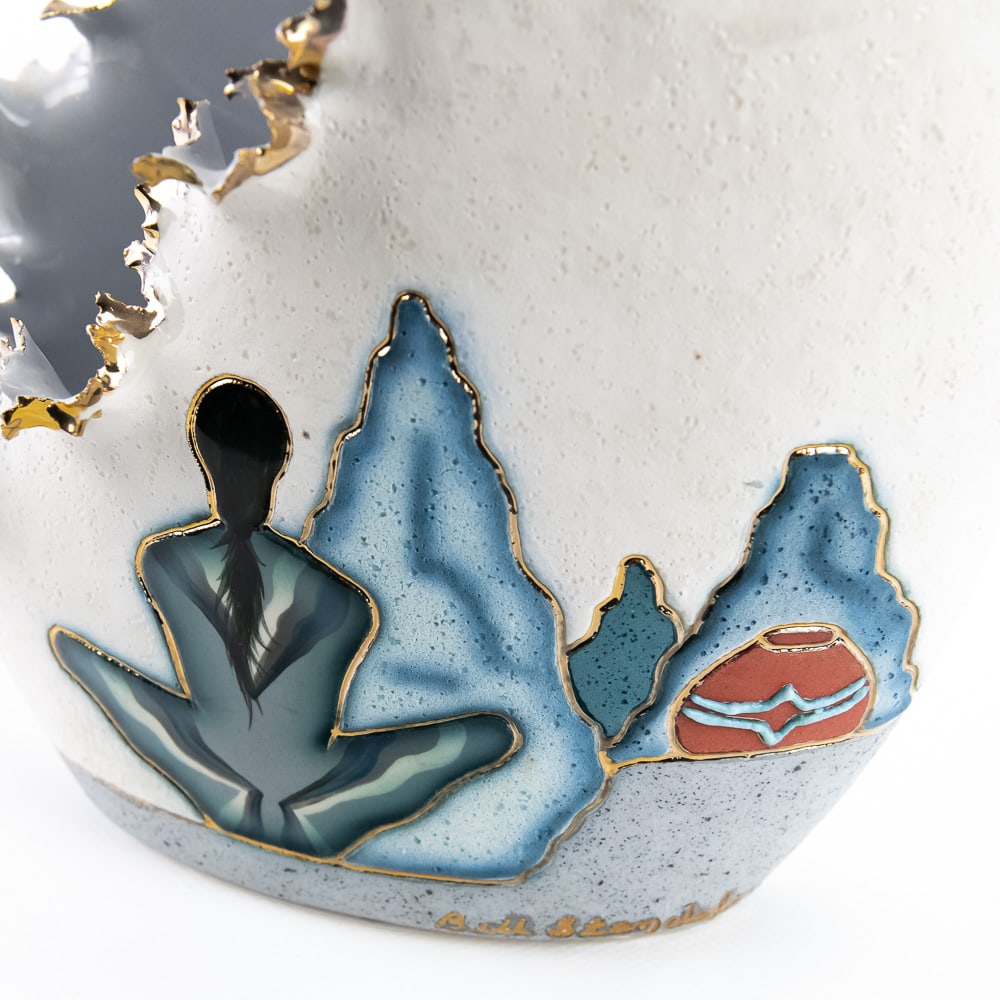 Three Contemporary Native American Pottery - 15