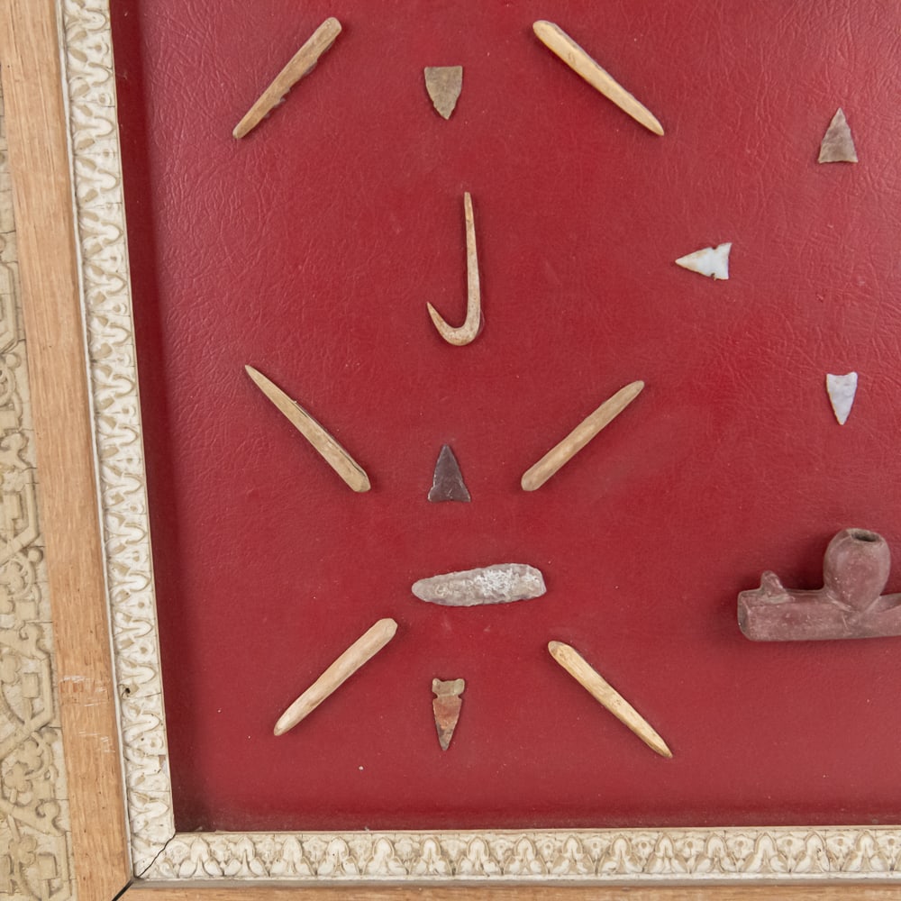 Framed Native American Artifact Display - 4