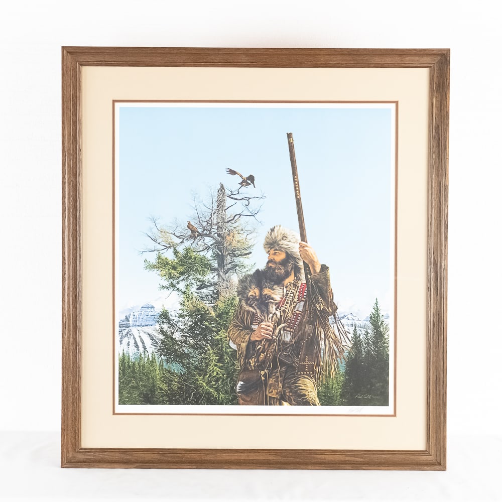 Paul Calle "Free Spirits" Print 820/950: Signed and numbered limited edition print, "Free Spirits," by the late, great Paul Calle (1928-2010), published by Mill Pond Press in 1983. Calle was an exceptional visual historian, and this