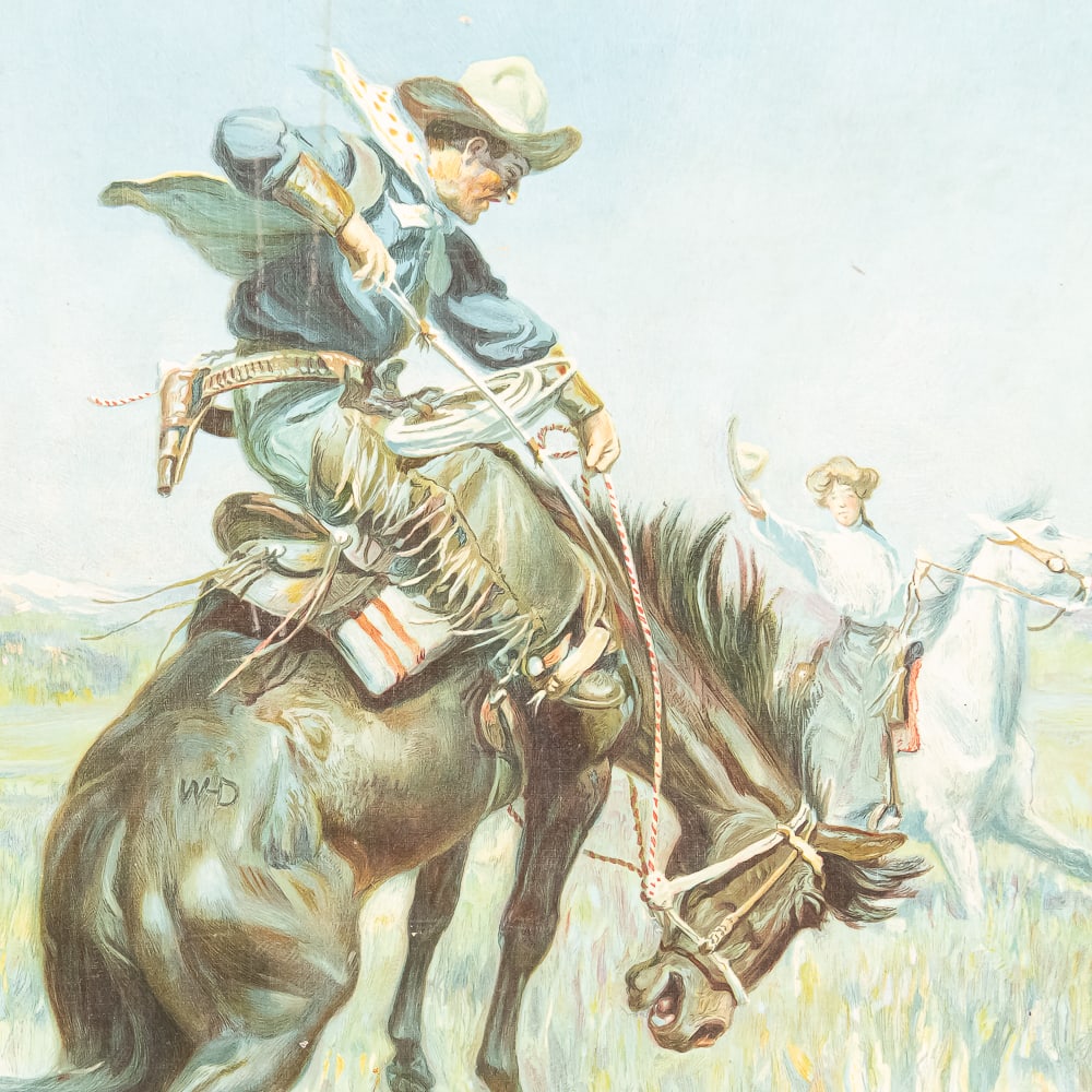 Western and Sporting Framed Art Suite - 12