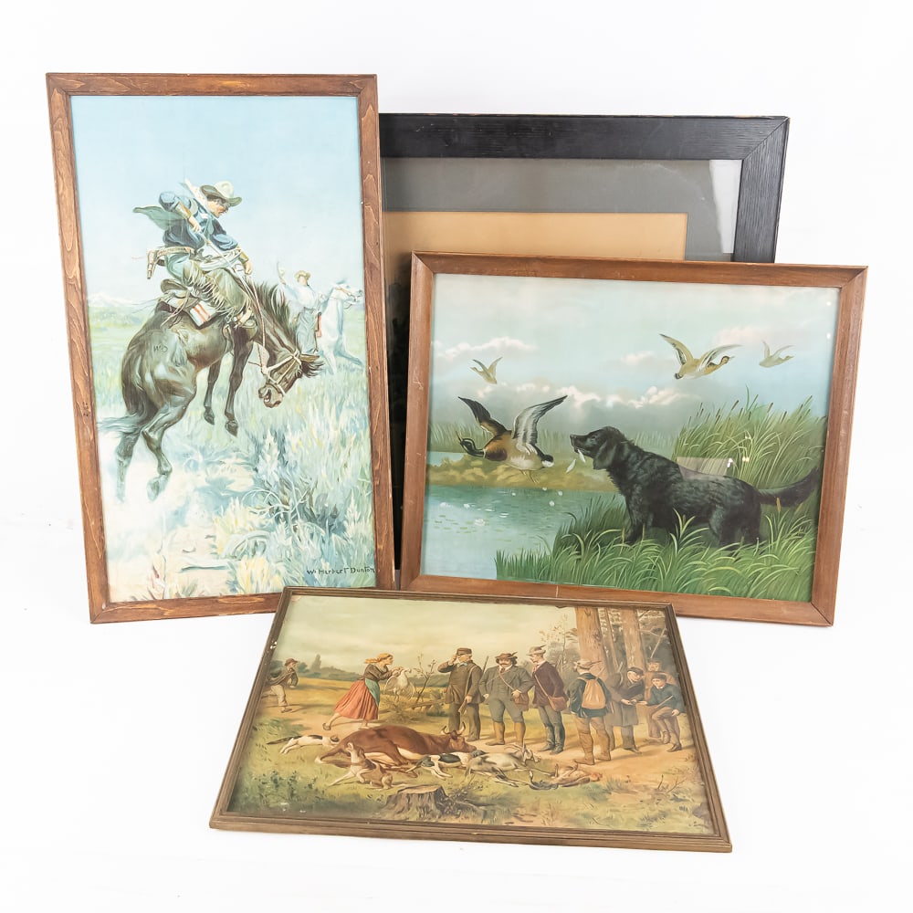 Western and Sporting Framed Art Suite (1 of 20)