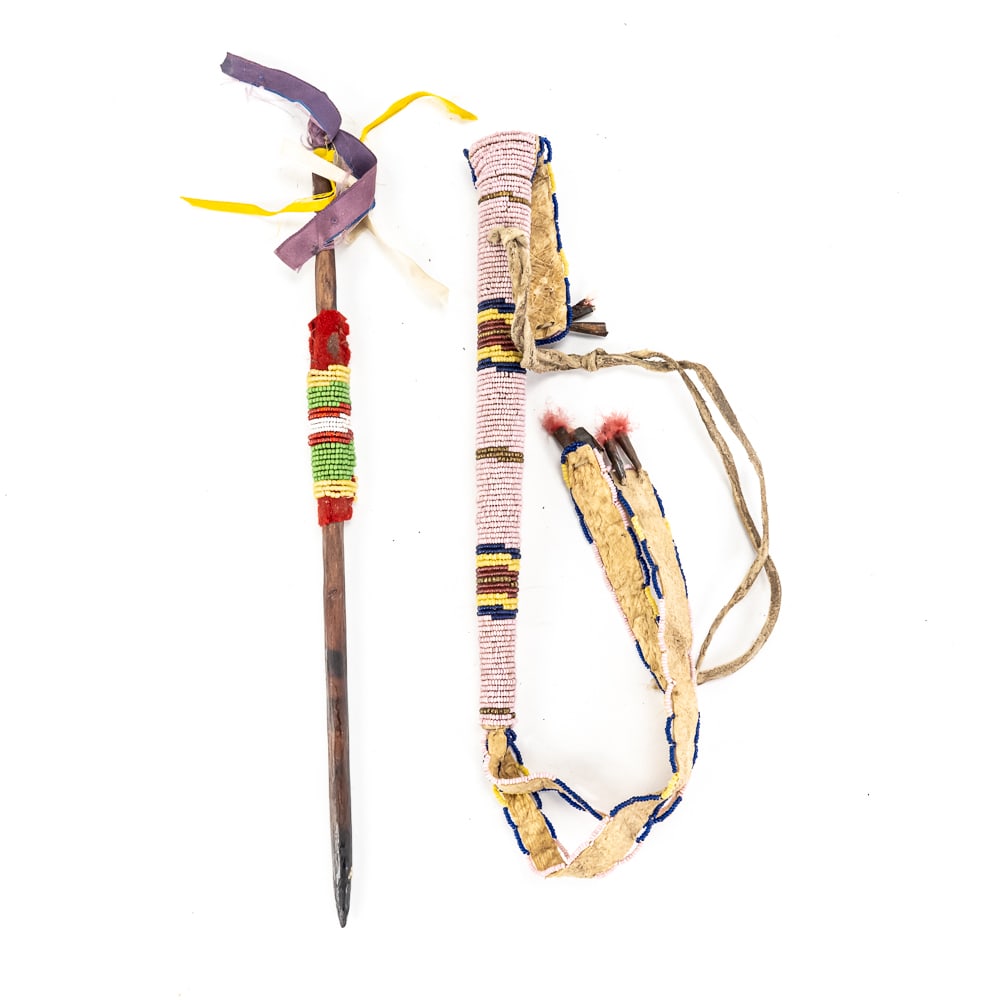 Native American Style Beaded Item Group (5) - 7