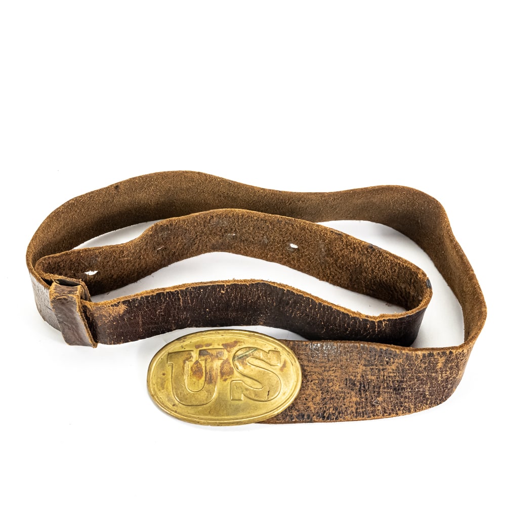 Civil War US Buckle And Belt (1 of 8)