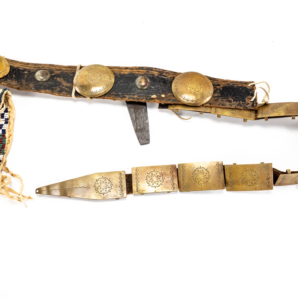 Native American Style Beaded Belt Set - 4