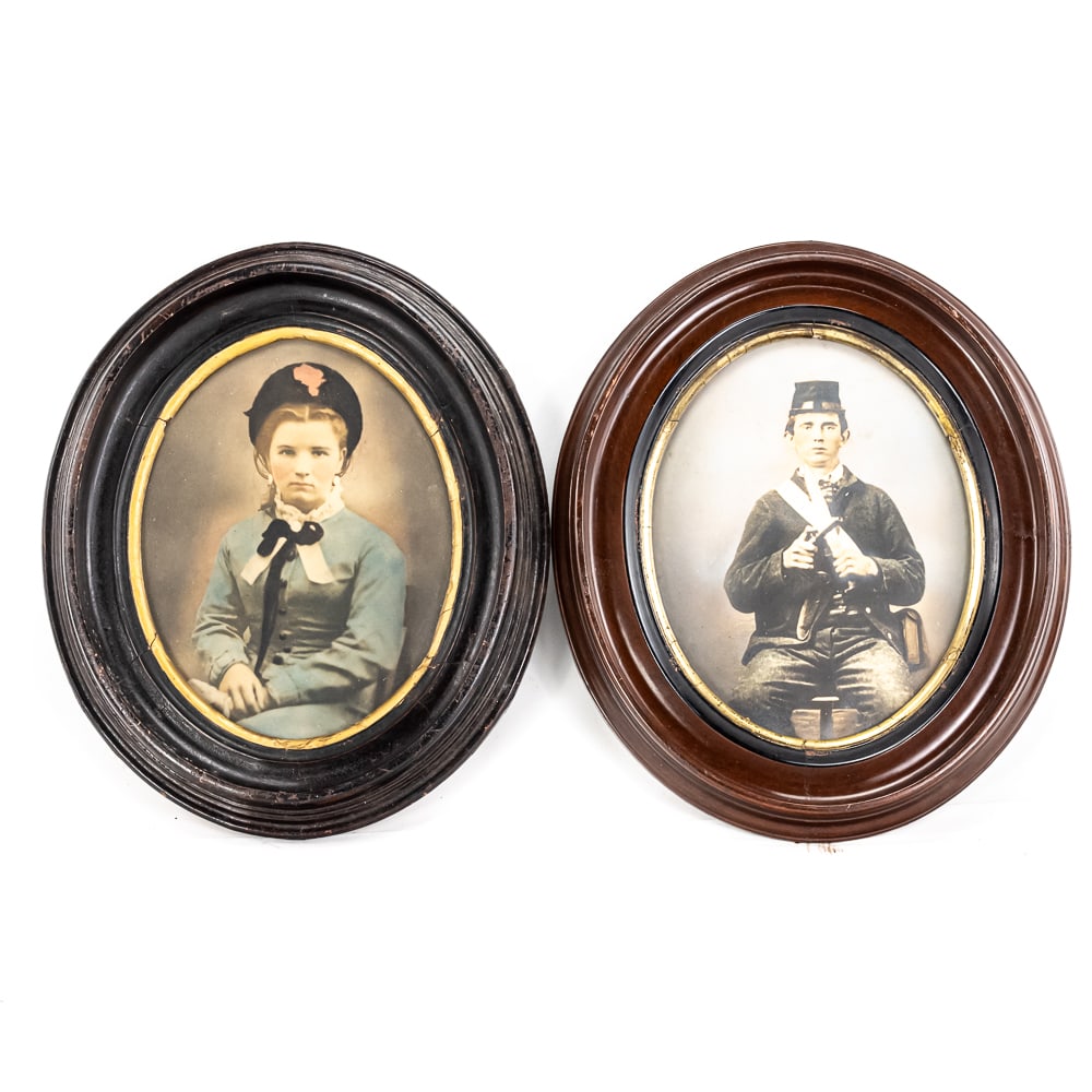 Samuel Johnston C.S.A. Portrait Pair Modern Prints (1 of 10)
