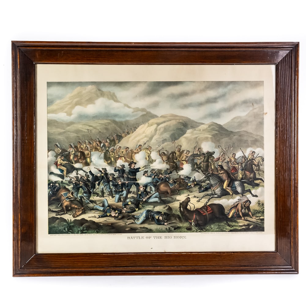 1889 Kurz & Allison Custer Battle of Big Horn Fr (1 of 6)