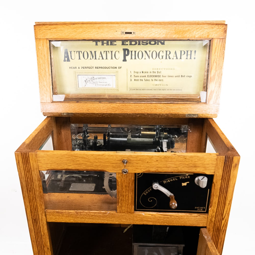 Keller Automatic Coin Operated Edison Phonograph - 5