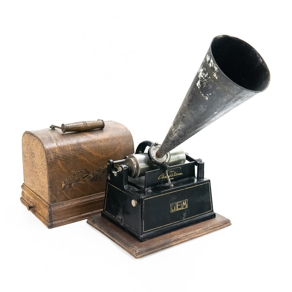 Edison Black Gem Cylinder Phonograph (1 of 12)
