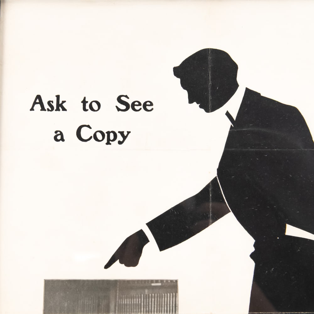 Edison Record Talent Advertisement Poster - 3