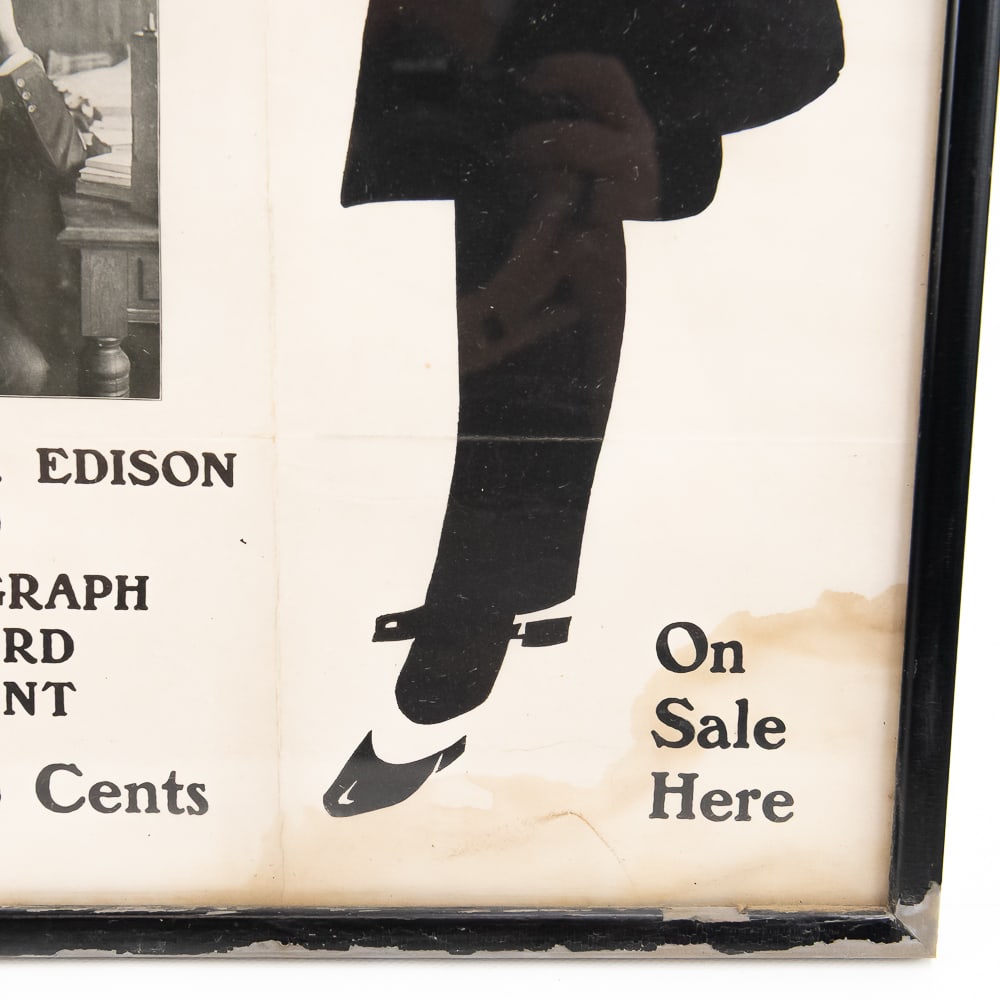 Edison Record Talent Advertisement Poster - 4