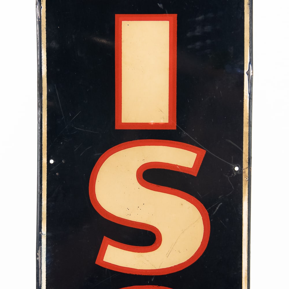 Edison Batteries Tin Advertising Sign - 2