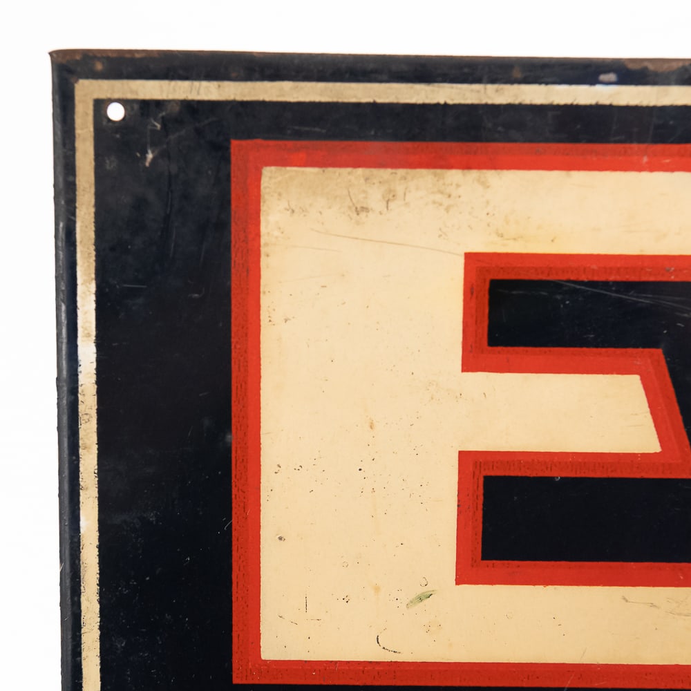Edison Batteries Tin Advertising Sign - 4