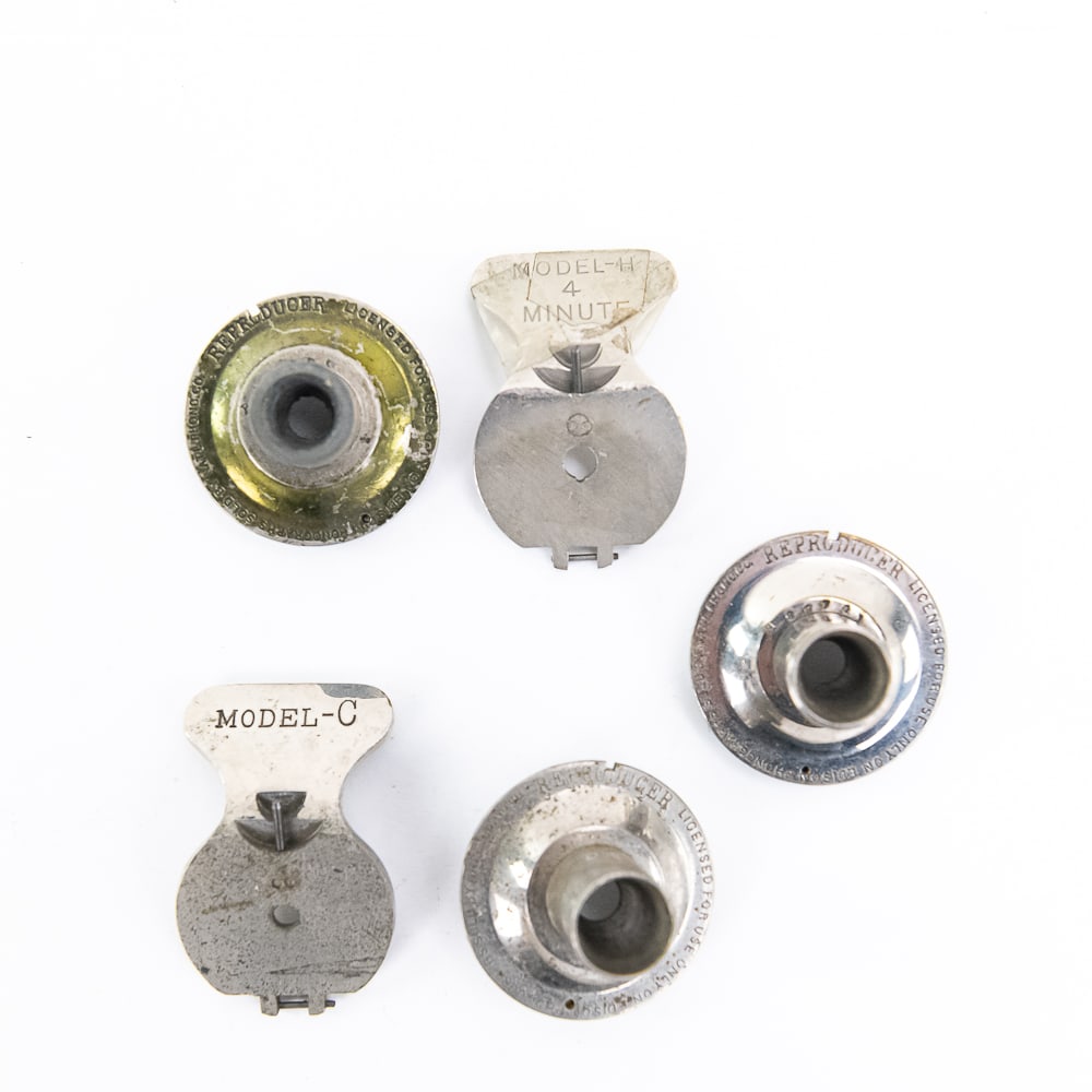 Three-Piece Lot of Edison Reproducers Parts (1 of 6)