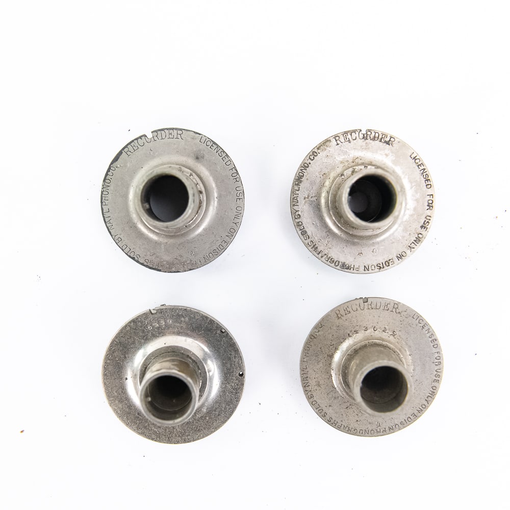 4 Piece Lot of Edison Recorders for Parts (1 of 6)