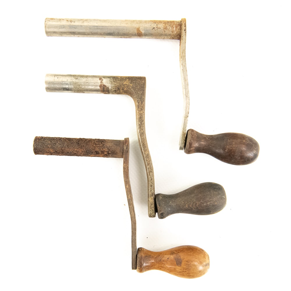 3 Piece Lot of Edison Cylinder Phonograph Cranks (1 of 4)