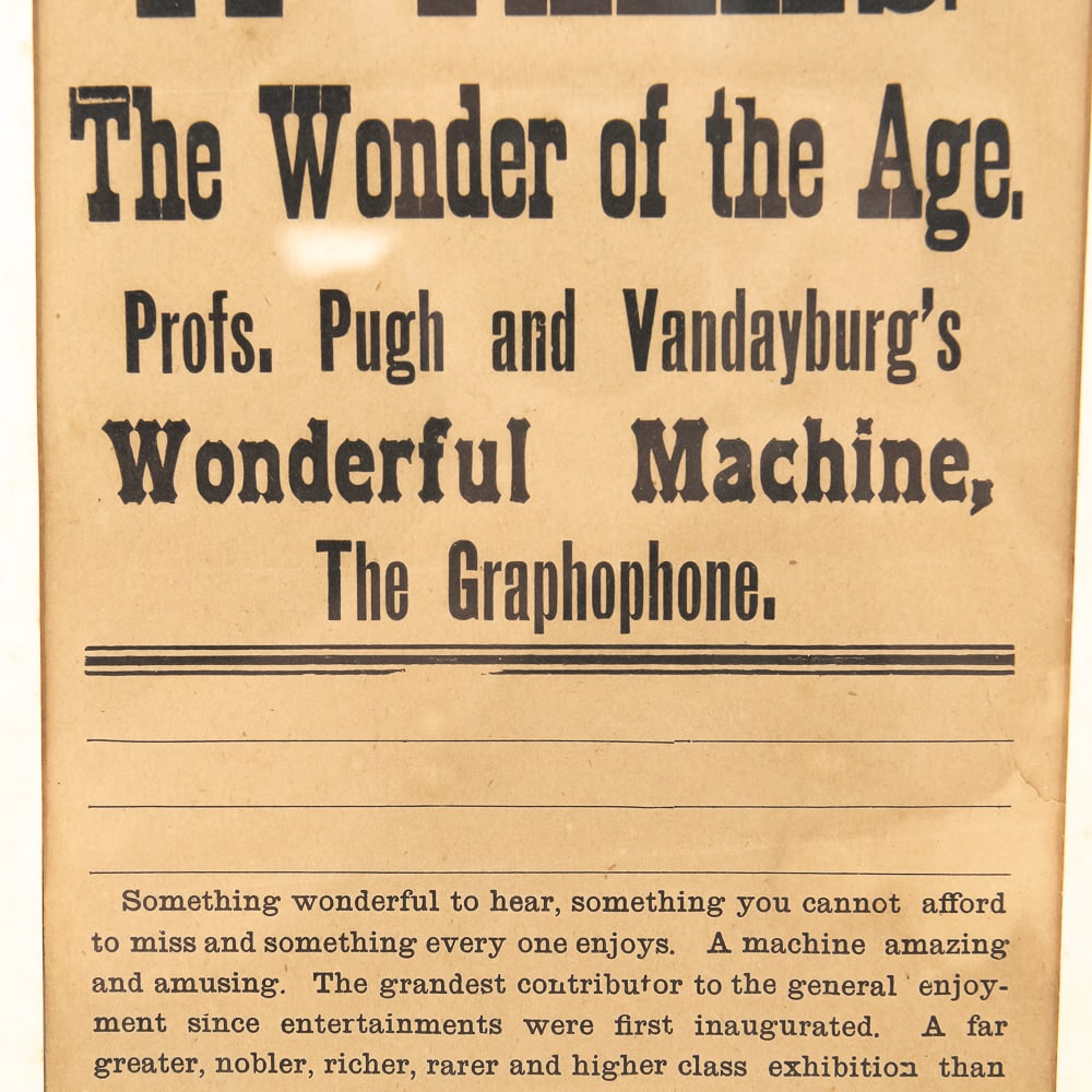 Graphophone Broadside Advertisement - 3