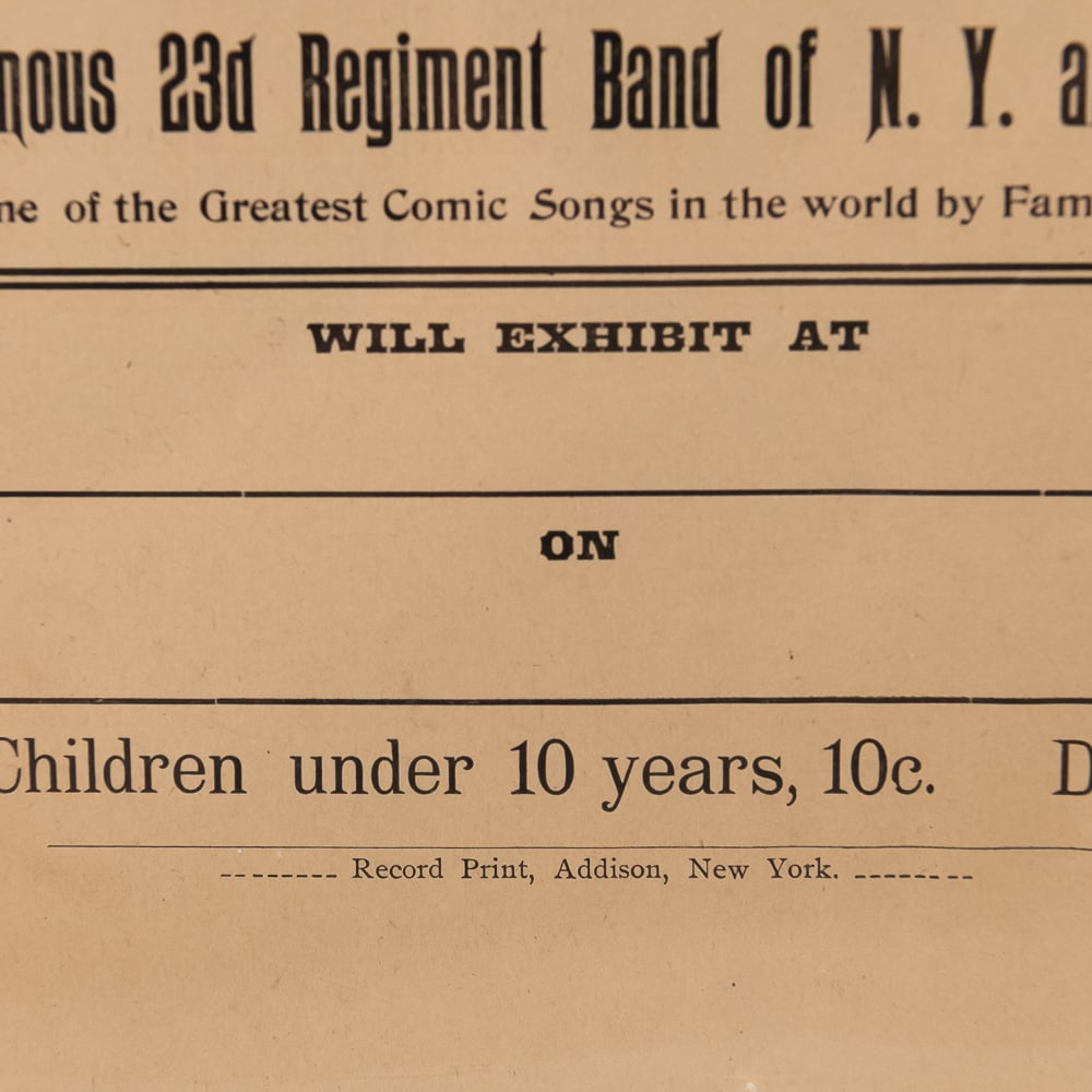 Graphophone Concert Announcement Broadside - 7