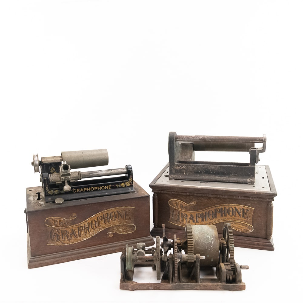 Columbia AG & A Cylinder Phonographs For Parts (1 of 17)