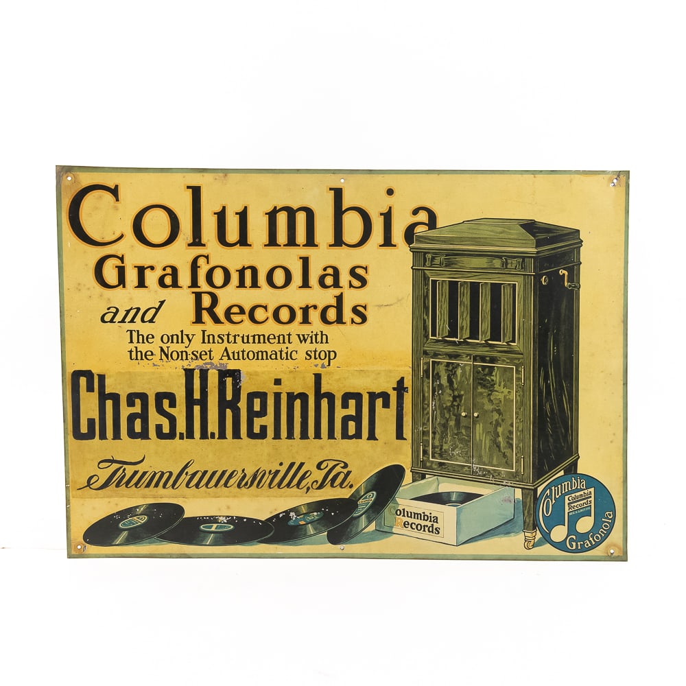 Columbia Grafonola Advertising Sign (1 of 6)