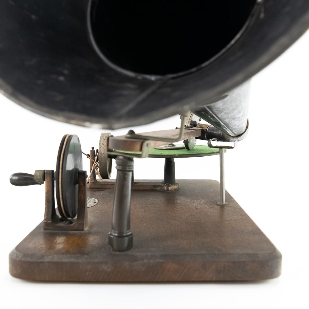 Hand Wind Berliner Disc Gramaphone - 13