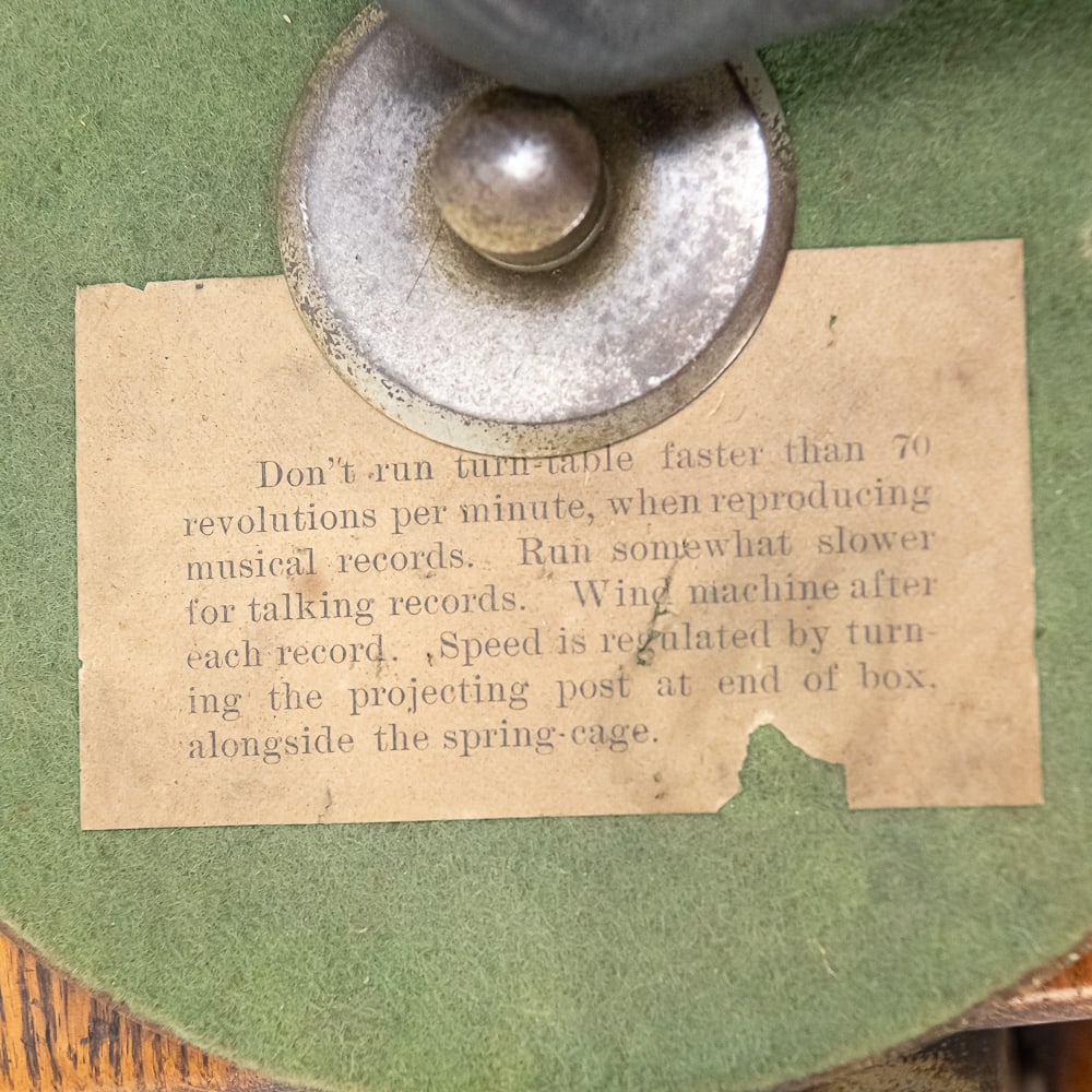 Berliner Improved Gramophone Disc Phonograph - 7