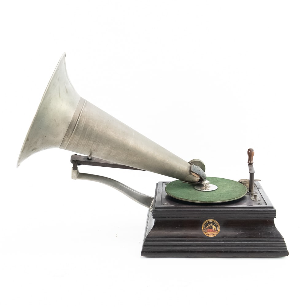 German Berliner Disc Phonograph - 8