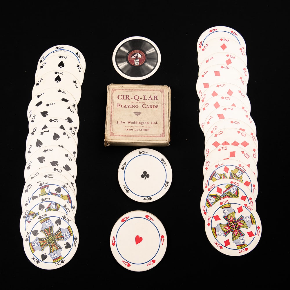 Vintage HMV Cir-Q-Lar Playing Cards-1920’s (1 of 12)