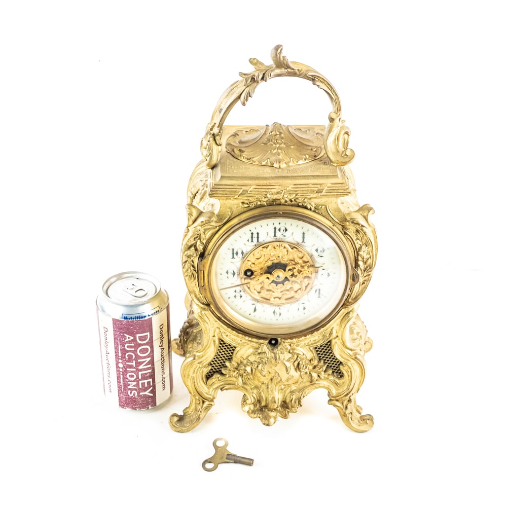 Lioret Phonograph Mantle Clock - 2