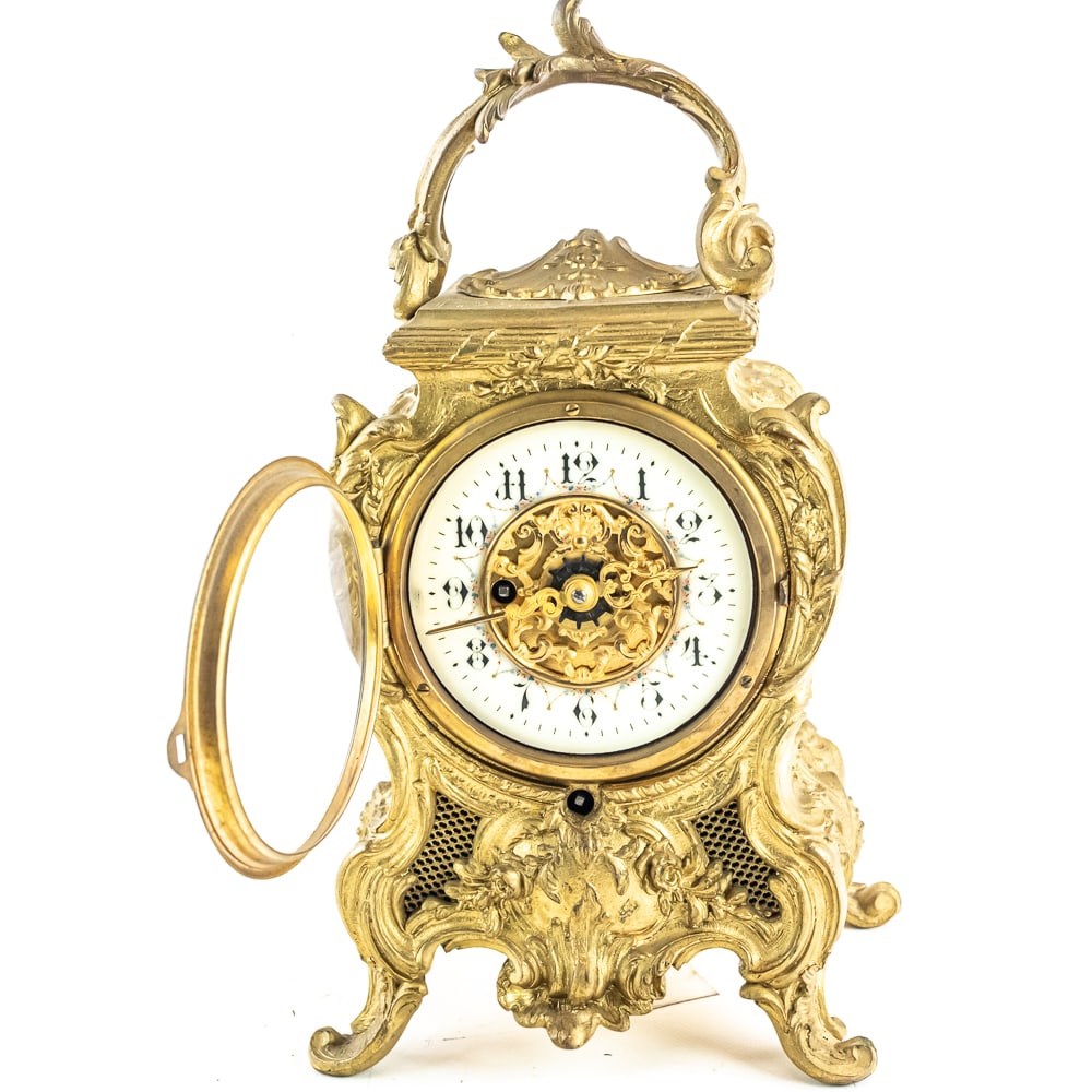 Lioret Phonograph Mantle Clock - 3