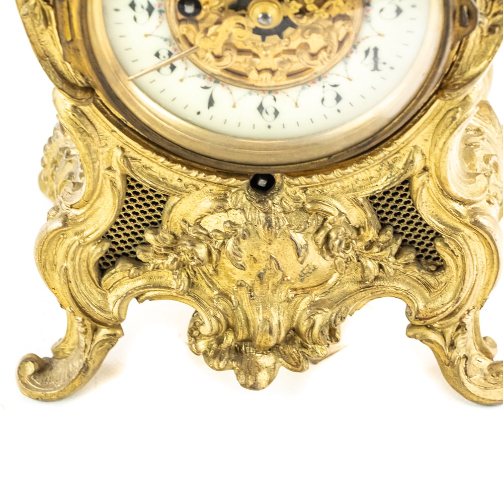 Lioret Phonograph Mantle Clock - 6