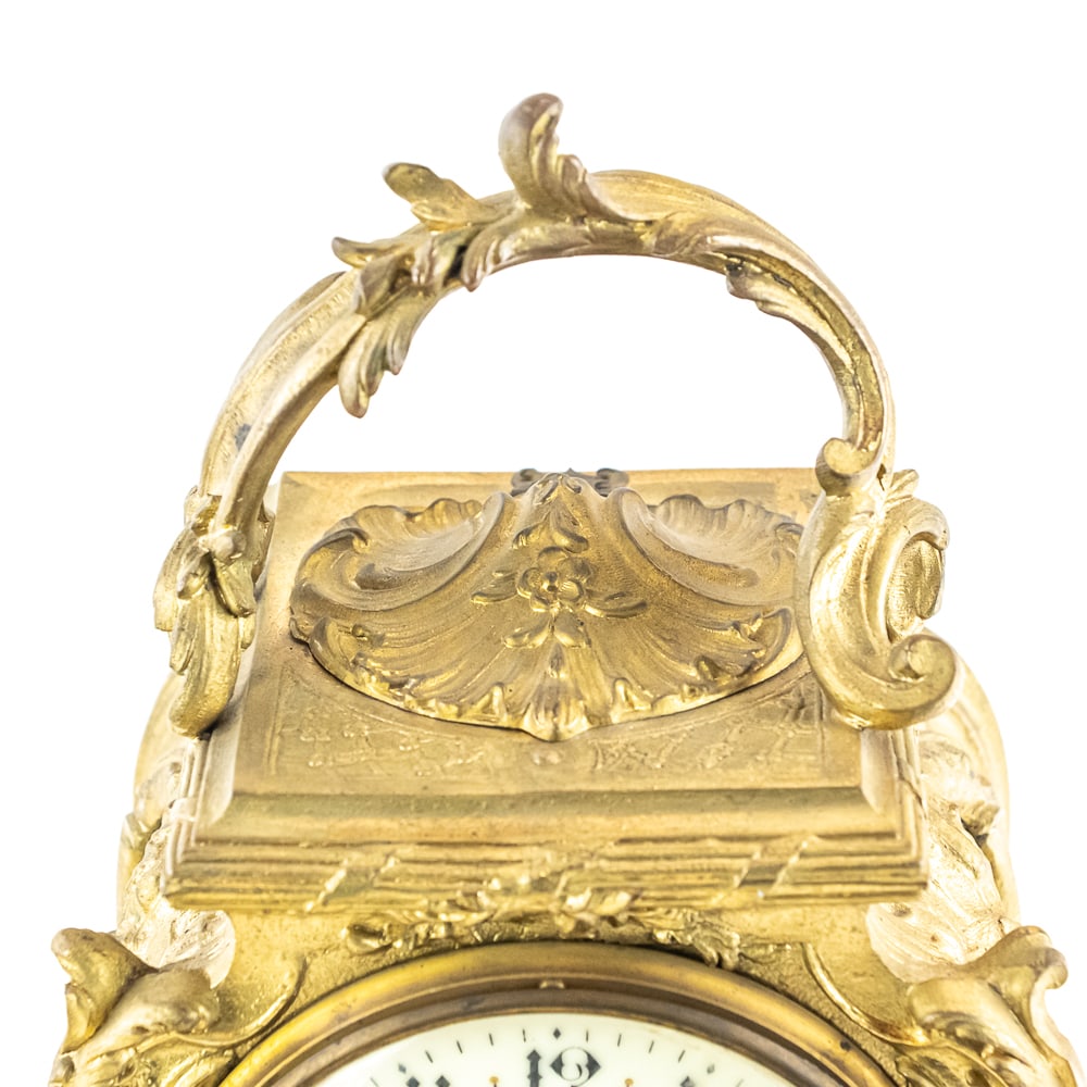 Lioret Phonograph Mantle Clock - 7